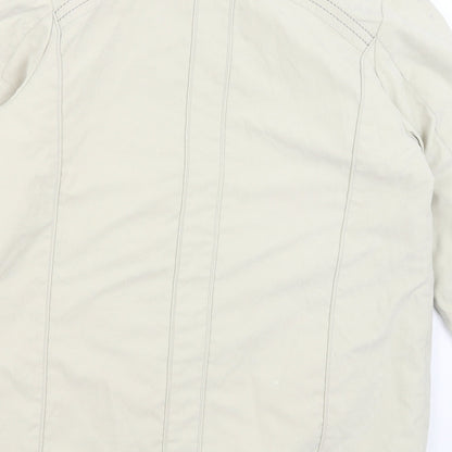 Womens UK Size S Anna Rose Beige Quilted Coat