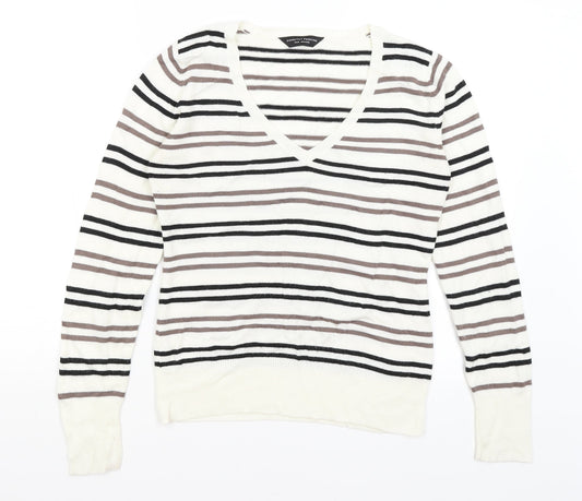Womens UK Size 12 Dorothy Perkins Ivory Pullover Jumper