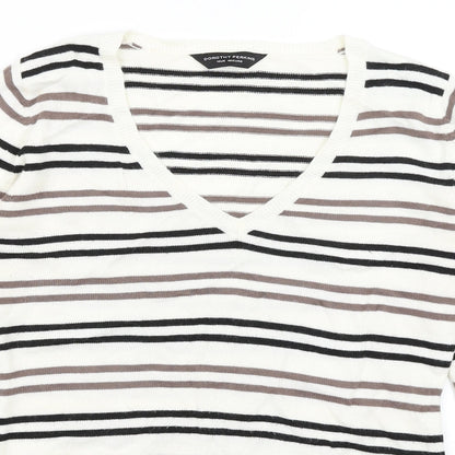 Womens UK Size 12 Dorothy Perkins Ivory Pullover Jumper
