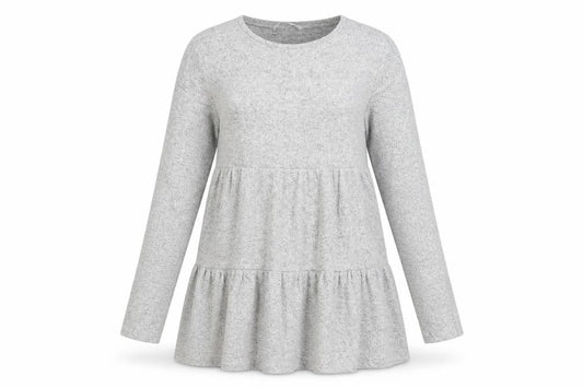Front view of Tu women’s grey fit & flare, size UK 12