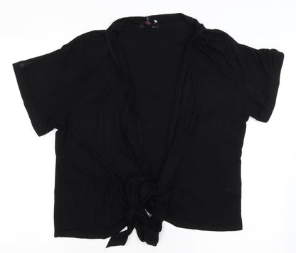 Womens UK Size 20 Simply Be Black Cardigan Jumper
