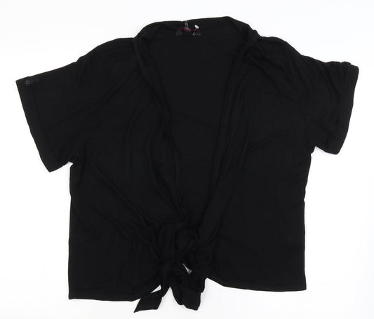 Womens UK Size 20 Simply Be Black Cardigan Jumper