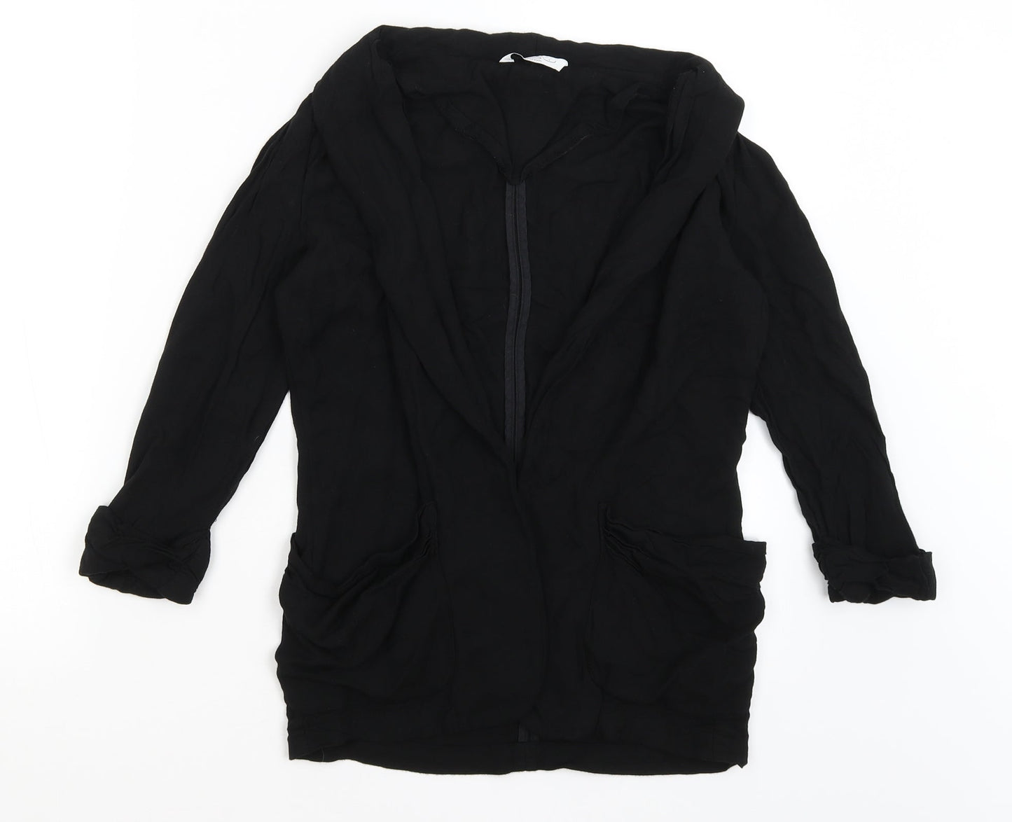 Womens UK Size 10 New Look Black Cardigan Jumper