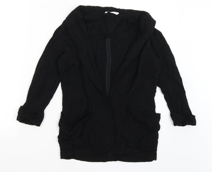 Womens UK Size 10 New Look Black Cardigan Jumper