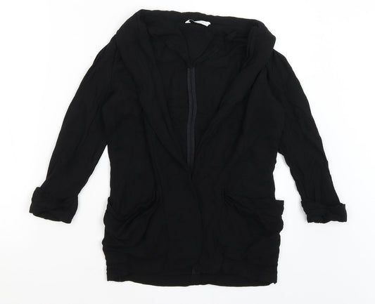 Womens UK Size 10 New Look Black Cardigan Jumper