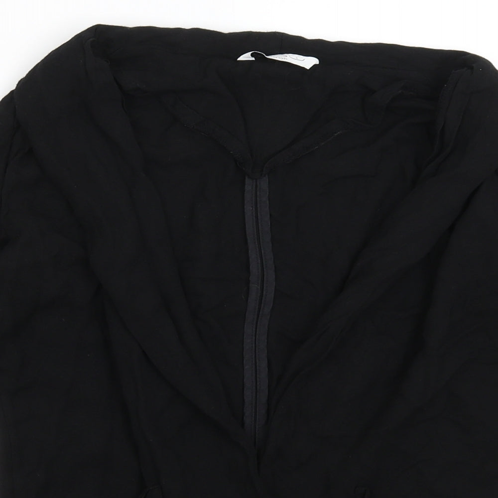 Womens UK Size 10 New Look Black Cardigan Jumper