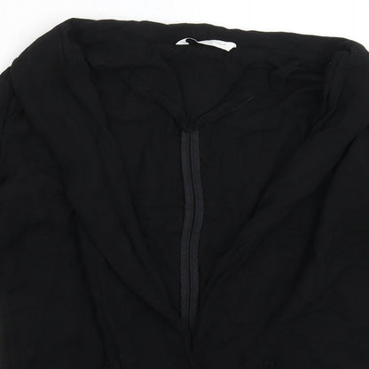 Womens UK Size 10 New Look Black Cardigan Jumper