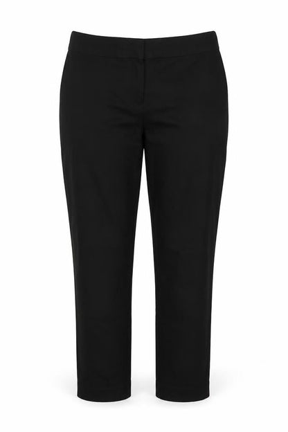 Front view of George women’s black trousers, size UK 14, 26.5-inch leg