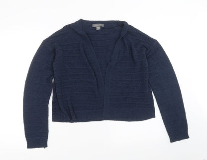 Primark Womens Blue Striped Knit Cardigan Jumper Size S
