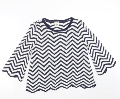Womens UK Size S Yumi Blue Pullover Jumper