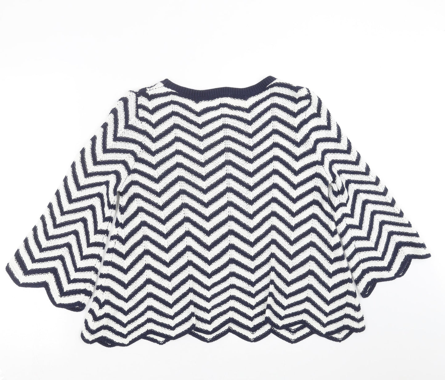 Womens UK Size S Yumi Blue Pullover Jumper