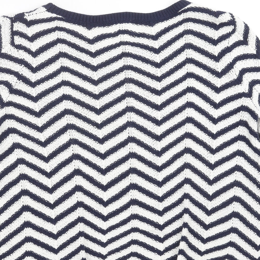 Womens UK Size S Yumi Blue Pullover Jumper