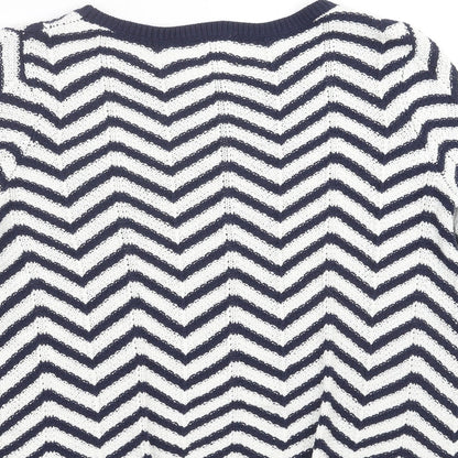 Womens UK Size S Yumi Blue Pullover Jumper