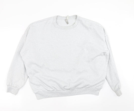Womens UK Size 10 ASOS Grey Pullover Sweatshirt