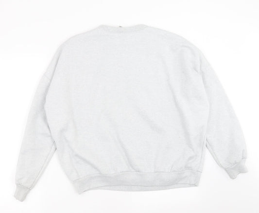 Womens UK Size 10 ASOS Grey Pullover Sweatshirt