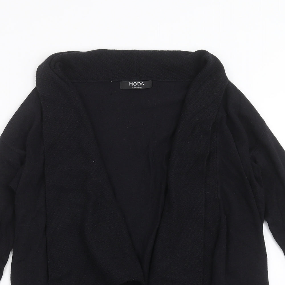 George Womens Black  Knit Cardigan Jumper Size 10