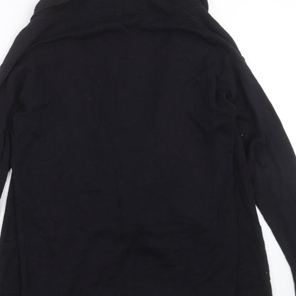 George Womens Black  Knit Cardigan Jumper Size 10