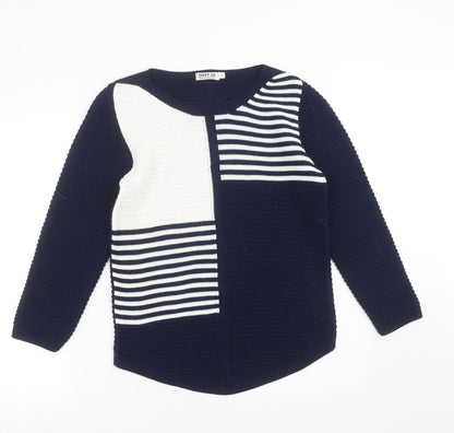 Womens UK Size M Envy Us Blue Pullover Jumper