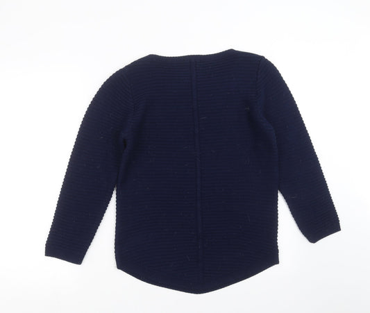Womens UK Size M Envy Us Blue Pullover Jumper