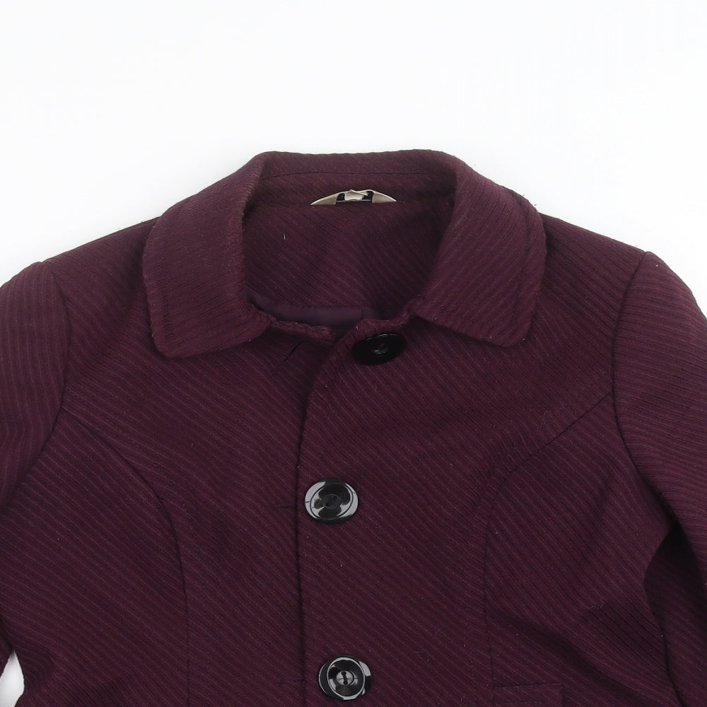 Womens UK Size 12 M&Co Purple Jacket