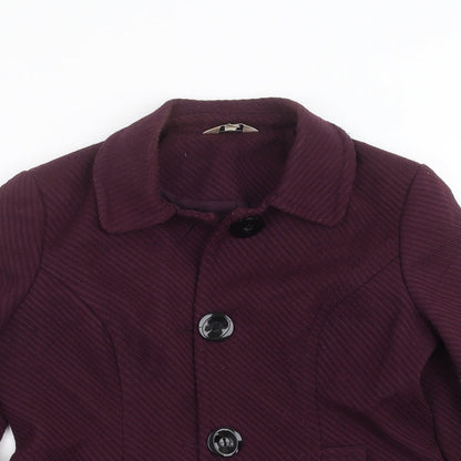 Womens UK Size 12 M&Co Purple Jacket