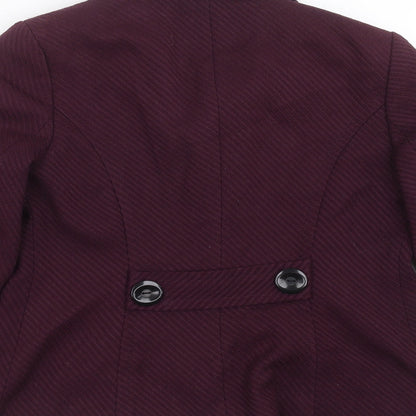 Womens UK Size 12 M&Co Purple Jacket