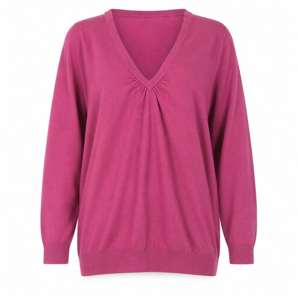 Womens UK Size 10 Marks and Spencer Purple Pullover Jumper