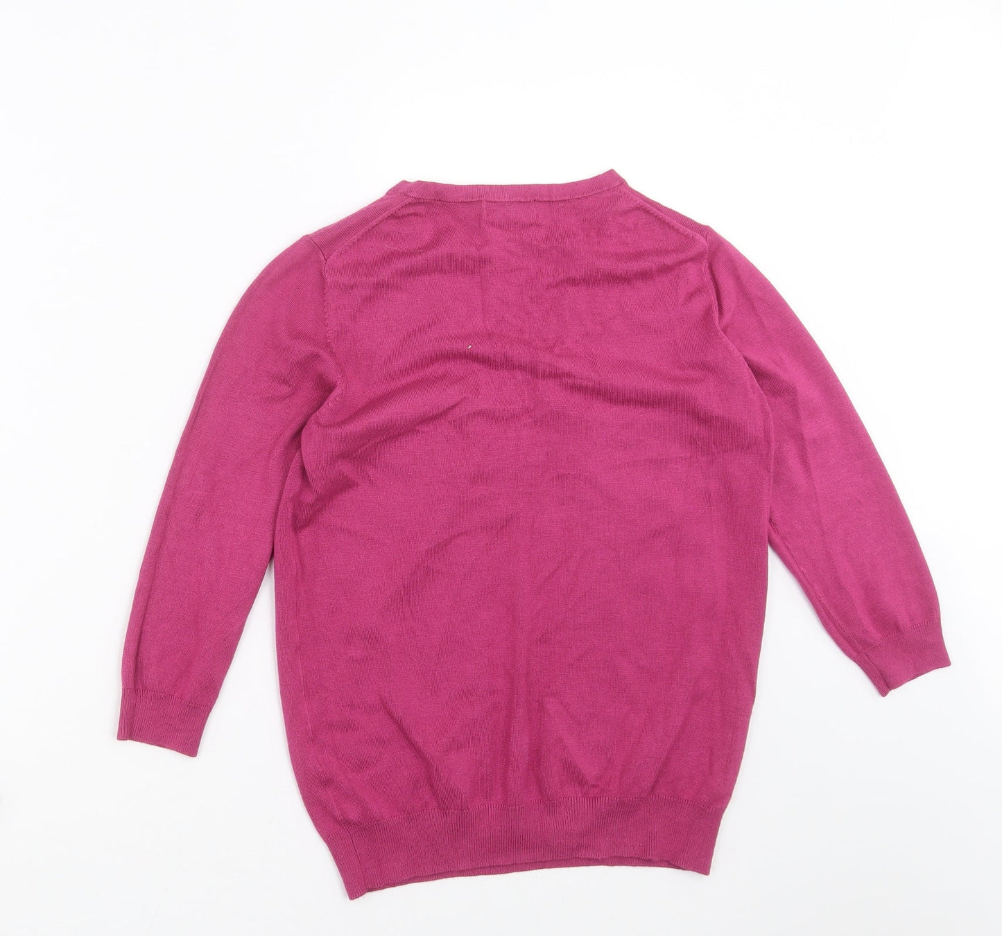 Womens UK Size 10 Marks and Spencer Purple Pullover Jumper