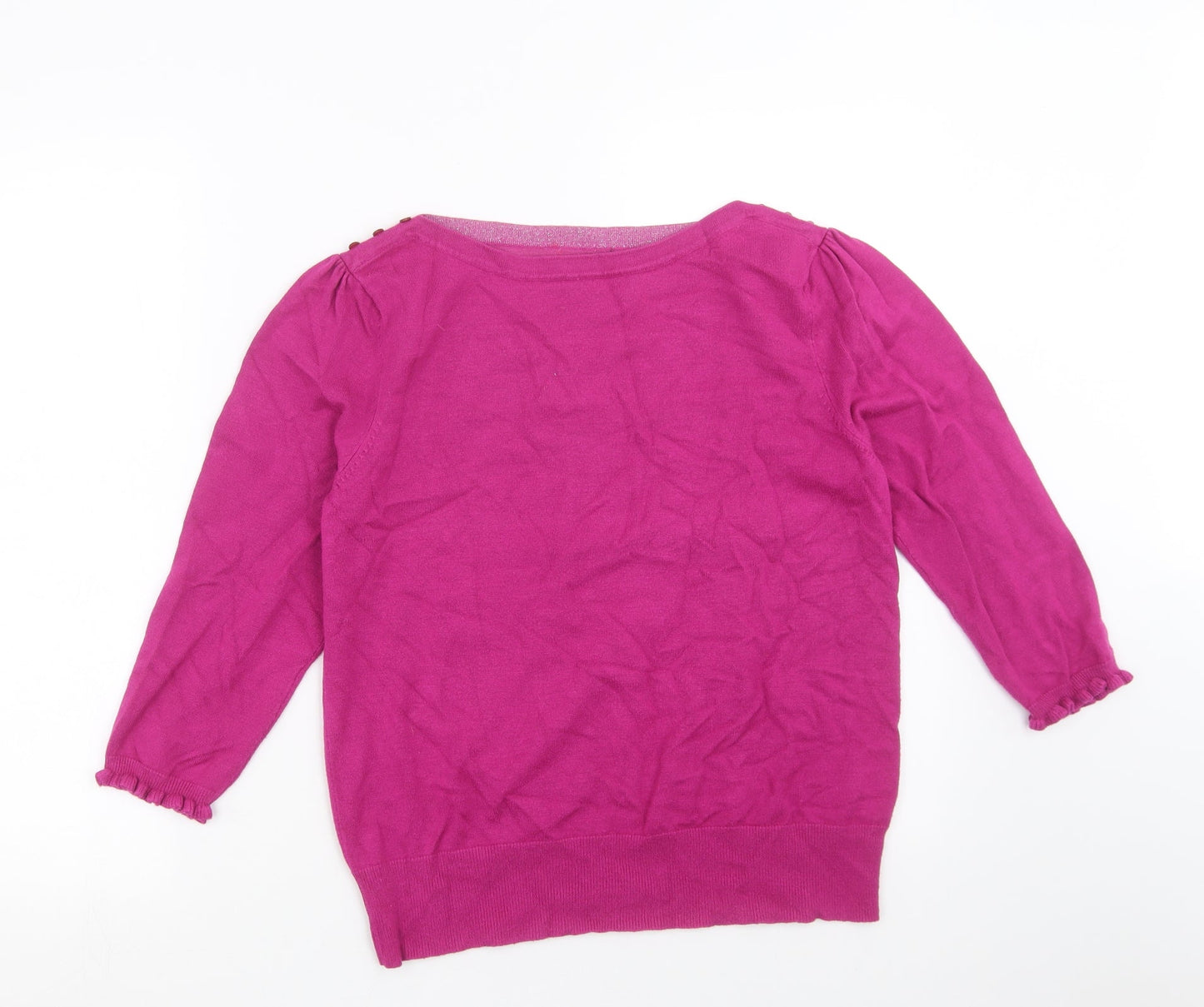 Womens UK Size 14 M&Co Purple Pullover Jumper