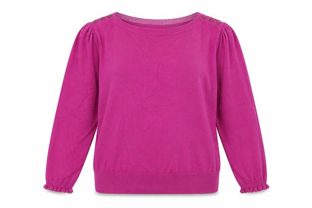 Womens UK Size 14 M&Co Purple Pullover Jumper