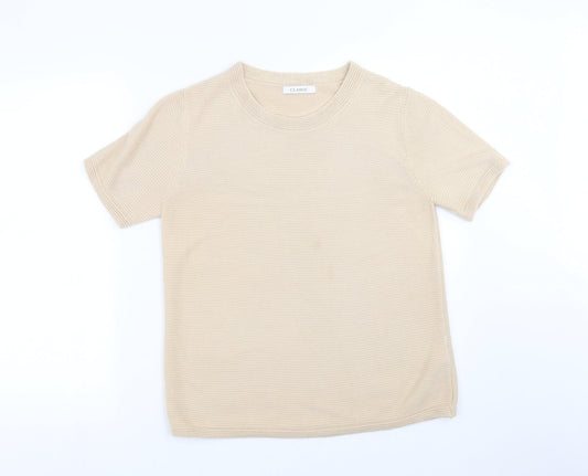 Womens UK Size 12 Marks and Spencer Beige Pullover Jumper
