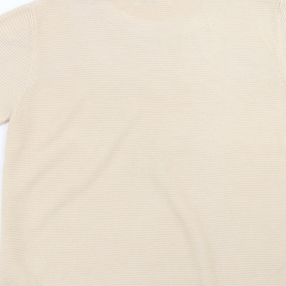 Womens UK Size 12 Marks and Spencer Beige Pullover Jumper
