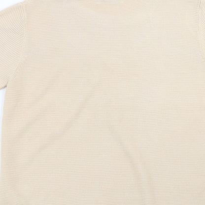 Womens UK Size 12 Marks and Spencer Beige Pullover Jumper