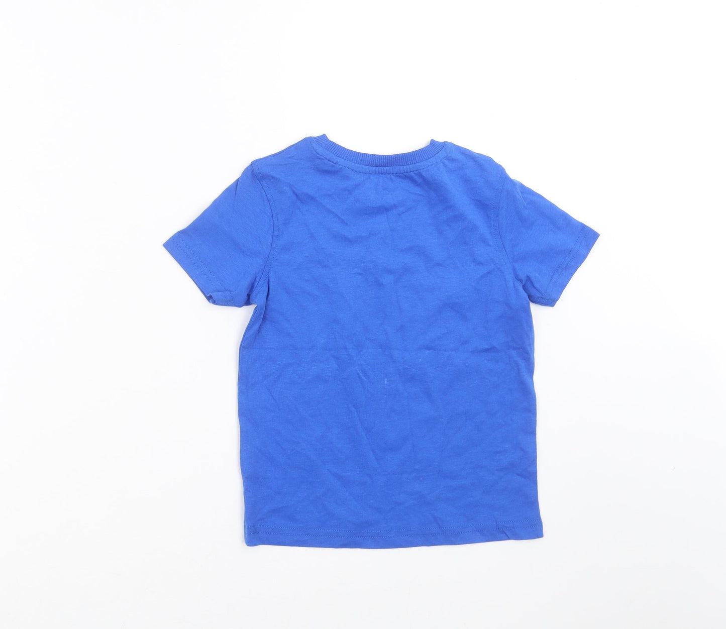 George Boys Blue   Basic T-Shirt Size 3-4 Years  - little helper