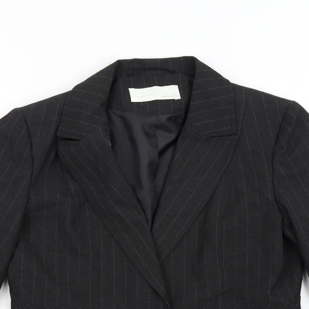 Womens UK Size 14 AMARANTO Regular Grey Suit Jacket