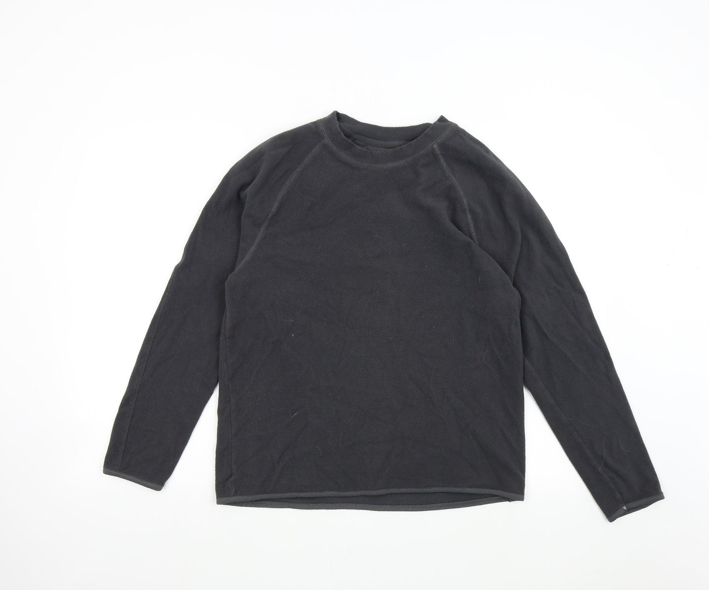 Crane Mens Grey  Fleece Pullover Jumper Size M