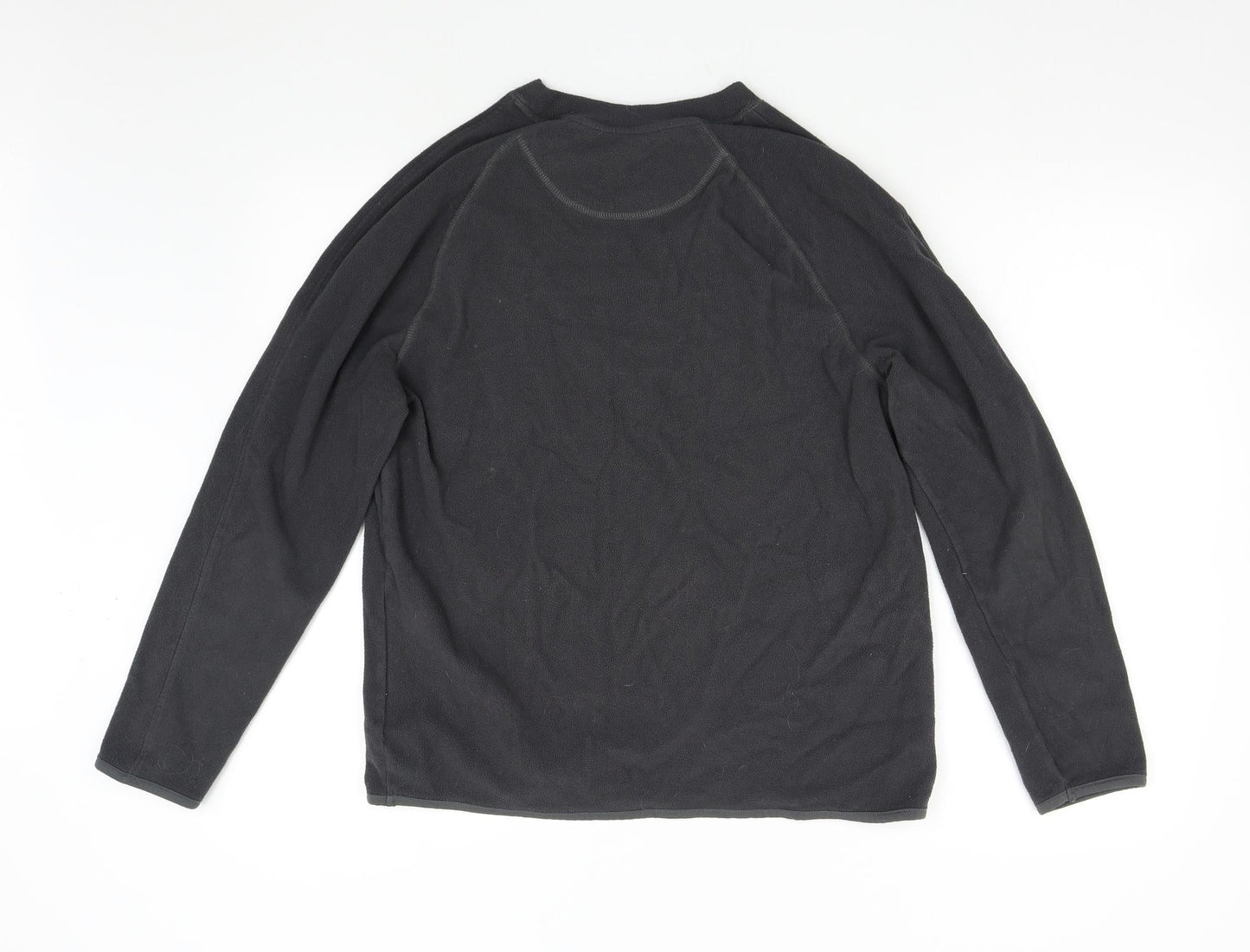 Crane Mens Grey  Fleece Pullover Jumper Size M