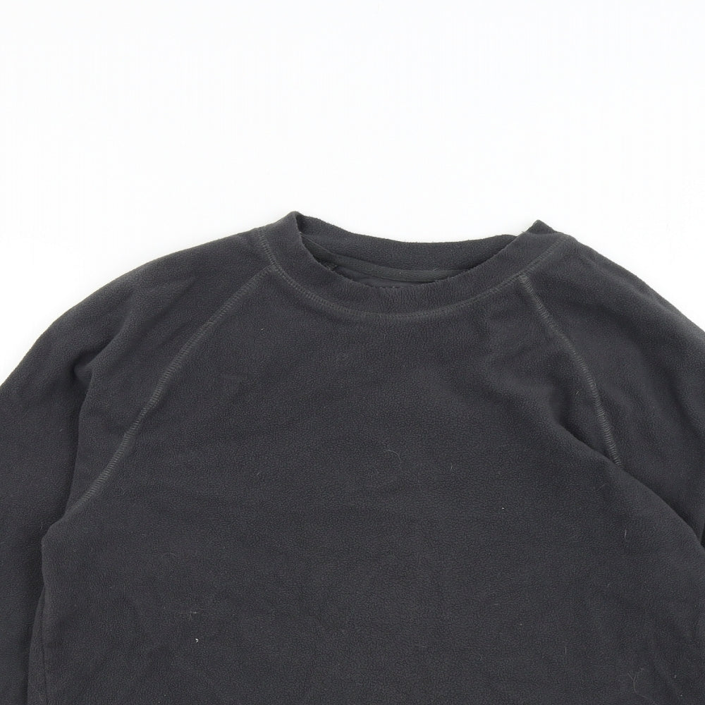 Crane Mens Grey  Fleece Pullover Jumper Size M