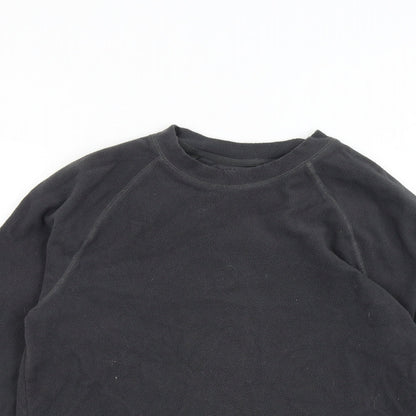 Crane Mens Grey  Fleece Pullover Jumper Size M