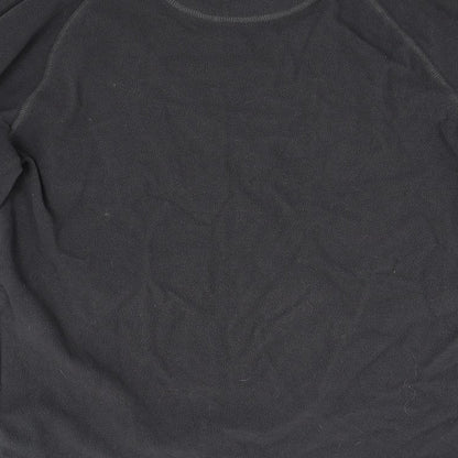 Crane Mens Grey  Fleece Pullover Jumper Size M