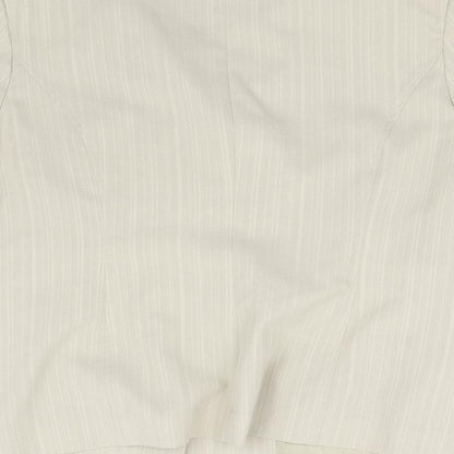 BM Collection Womens Beige   Jacket Suit Jacket Size 20