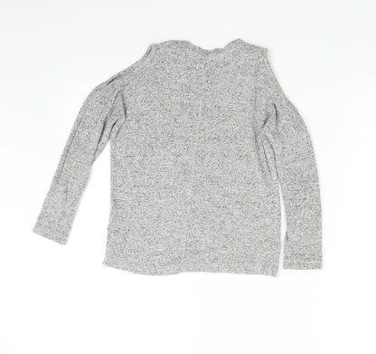 Primark Girls Grey   Pullover Jumper Size 8-9 Years