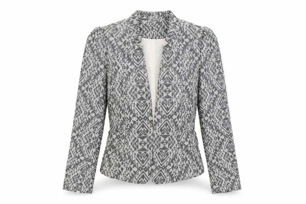Womens UK Size 8 H&M Regular Grey Blazer