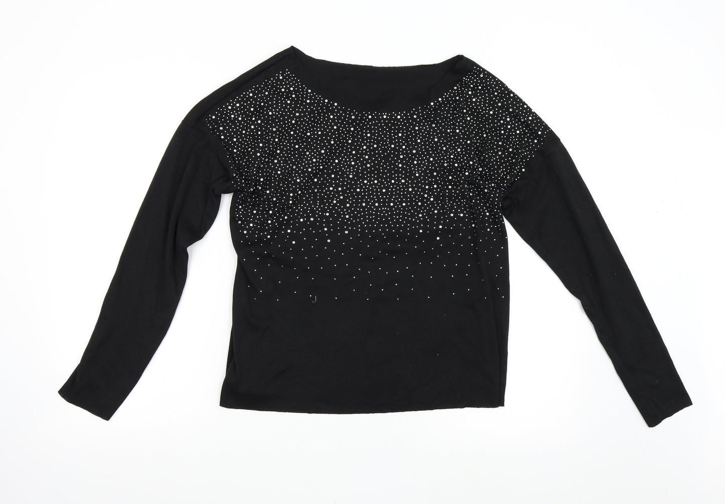 Womens UK Size XL Preworn Black Pullover Jumper