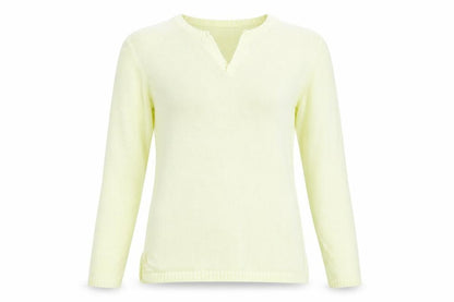 Bonmarché Womens Yellow Knit Pullover Jumper Size S