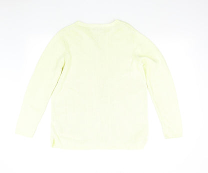 Womens UK Size S Bonmarché Yellow Pullover Jumper