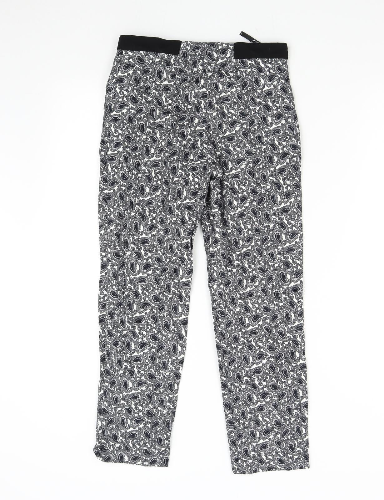 Womens UK Size 6 Topshop Regular Fit  Multicoloured Trousers