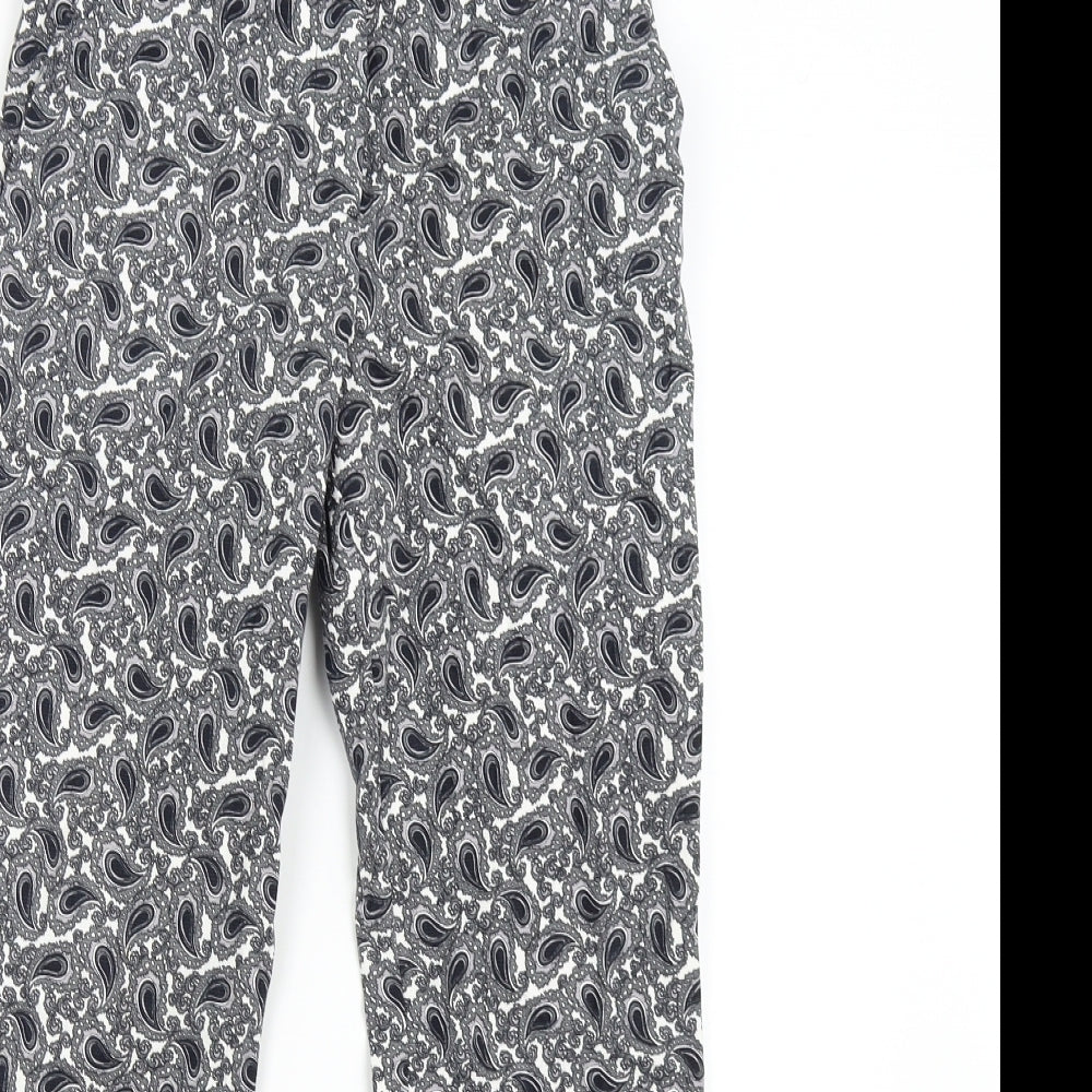 Womens UK Size 6 Topshop Regular Fit  Multicoloured Trousers