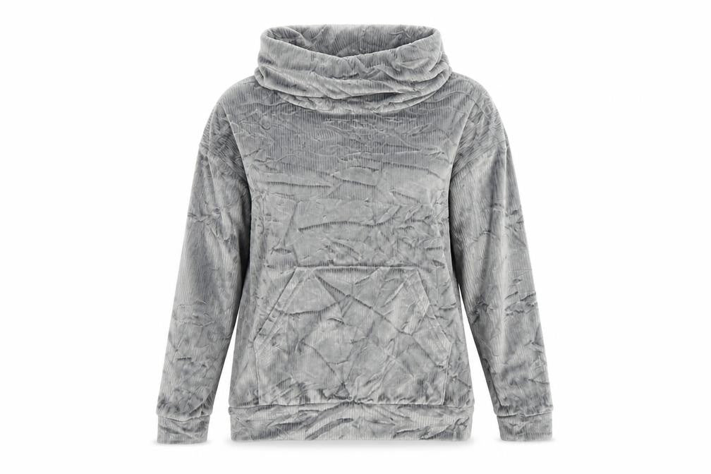 Womens UK Size 8 Nutmeg Grey Pullover Jumper
