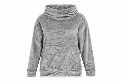 Womens UK Size 8 Nutmeg Grey Pullover Jumper